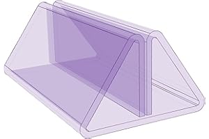 EPOSGEAR® 10 x Acrylic Display Show Card Tent Menu Holders 70 x 33 mm