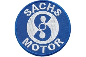 FICHTEL & SACHS Sachs Patch Aufnäher Bügelbild Mofa Moped Mokick Kleinkraftrad FS03