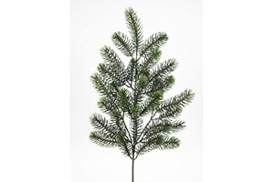 Seidenblumen Roß Kunststoff-Tannenzweig Premium 65cm/28 Tips YF künstliche Tannenzweige Kunststoff 100% PE Spritzguss