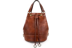 Time Resistance Bolso de Mano para Mujer de Piel - Hecho a Mano en Italia con Cuero Auténtico de Vachetta - Bolso Ideal para Todos los Días o para Ocasiones Especiales