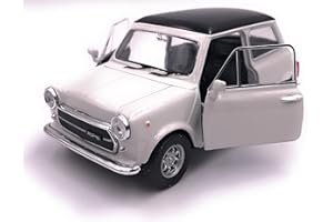 H-Customs Mini Cooper 1300 Modellauto Auto Lizenzprodukt 1:34-1:39 Weiß