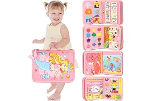 Gontence Busy Board - Juguetes Niños 2 3 Años - Montessori 1 Año - Juegos Educativos Niños 2 3 4 5 Años - Regalo Niño - Tablero Montessori Juguetes Sensoriales