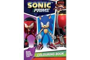 ALLIGATOR Sonic Prime Colouring Book with 16 Pages of Pictures to Colour-in for Kids Ages 3 Years and Up | Creative Gifts for Kids