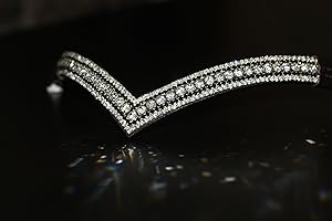 Equipride Beautilful V Forme Bling Cristal frontal Paillette