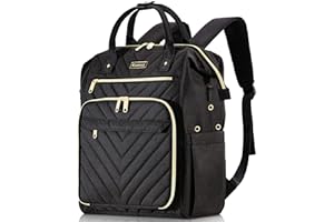 KUOSDAZ Knitting Bag Backpack, Yarn Organizer with USB Charging Port, Quilted Backpack for Women, Mothers Day Gifts Large Travel Crochet Bag Totes for Crochet Hooks, Knitting Needles, Yarn Supplies, Black