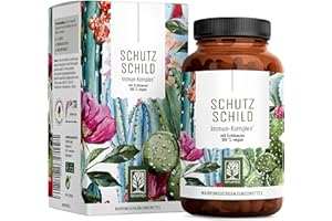 ‎NATURTREU Immunsystem-Komplex - 500mg Echinacea mit Vitamin C Zink Selen L-Histidin & Kalmegh - Immunsystem stärken * vegan & ohne Zusätze - 120 Echinacea Purpurea Kapseln für 60 Tage
