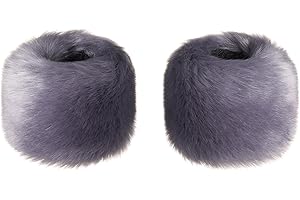 Futrzane Siberian Polsini - Scaldabraccia e Manicotti di Pelliccia Sintetica