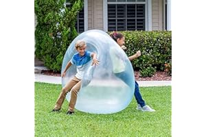 COLEESON Bubble Ball, Bola de Burbujas para Niños y Adultos, Bola de Agua Inflable para Niños Fun Bolas de Jardín de Playa de Verano, Regalo de Fiesta de Natación Al Aire Libre (A)