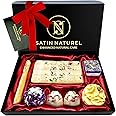 Idee Regalo Donna Festa della Donna - Scatola Regalo per 14 Bagni, 7x Bomba da Bagno con Oli Essenziali e Burro di Karité - R