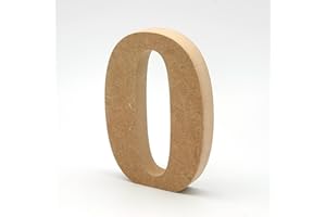 LA LLUNA ALWAYS CREATING Grands chiffres en bois MDF de 20 cm de haut pour décoration et travaux manuels (0)