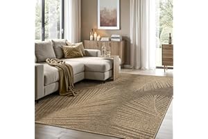 the carpet Kansas – tappeto per interni robusto in juta naturale, resistente e facile da pulire, ideale per soggiorno, cucina o sala da pranzo, anche adatto per esterni - Natura - ca. 160 x 230 cm