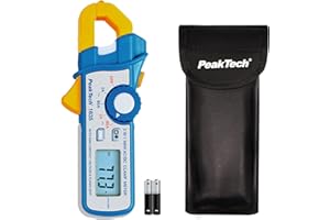 PeakTech P 1635 P 1635 - Alicates de corriente de fuga y tenazas de corriente de fuga, con resolución de 1 mA y NCV, 1 pieza, P 1635