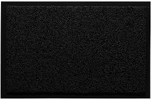 ‎ANDIAMO andiamo Fußmatte Verdi - Schmutzfangmatte für den Hauseingang - ideal als Fußmatte innen oder als Fußabtreter im überdachten Außenbereich - Fußabstreifer für Haustür 80 x 120 cm Schwarz