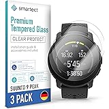 smartect Vetro Temperato [3 Pezzi, Clear] per Suunto 9 Peak / 9 Peak Pro, Pellicola Protettiva HD Anti Graffio, Senza Bolle, 