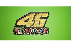 Valentino Rossi Blue Hawaii Patches Self-Sealing Toppa – 46 The Doctor – 8.5 x 5 cm