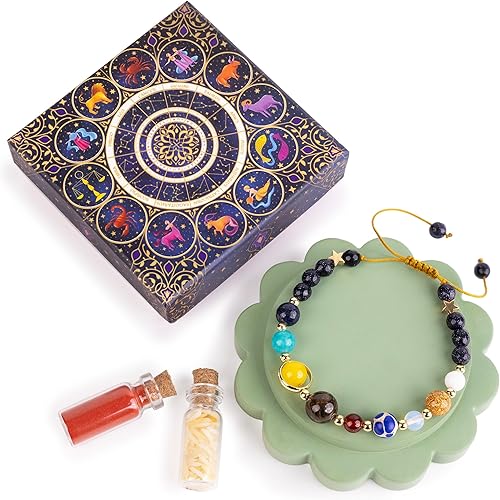 Phool Celestial Rakhi for Brother | Navgrah Solar System with 9 Planet Beads | Handcrafted Rakhi with Roli Chawal | Unique Raksha Bandhan Gift set