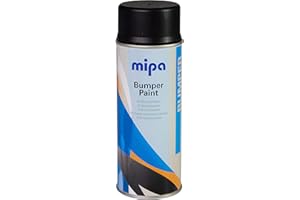 Mipa Bumper-Paint-Spray schwarz Stossstangenlack Strukturbeschichtung Autolack, 400 ml