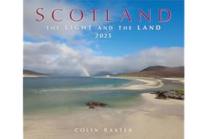 2025 Scotland Calendar: Scotland Light & Land - Wall Calendar - Month to View - Wiro Bound - Hanging Wall Calendar - 12 Months
