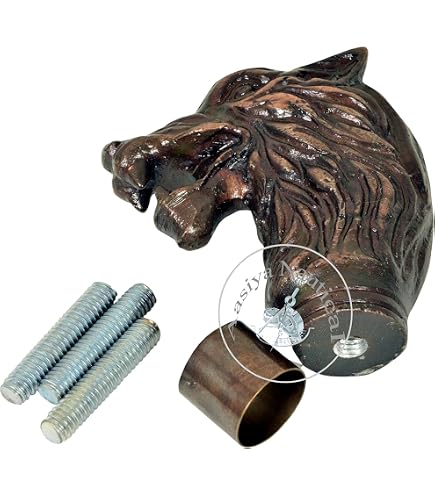 Vintage Drachenkopf-Griff Aus Messing Für Gehstock – 11 Cm, Antiker Sammlerstück & Herrengeschenk
