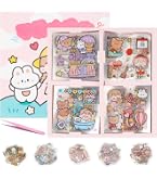 Stickers Kawaii BT21 Cooky - Pack De 2 Autocollants Vinyle Brillant - Décoration Ordinateur, Gourde, Agenda - Produit Officiel Licence BT21 - 3