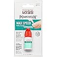 KISS Powerflex Max Speed Fake Nail Glue, Flex Formula for Ultra Hold of False Nails, Instantly Repairs Breaks and Tears, Packaging may vary