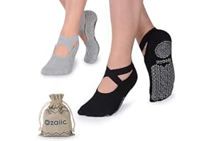 Ozaiic Yoga Socken rutschfeste für Damen für Pilates, Barre, Ballett, Tanz