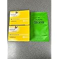 Abbott Freestyle Libre 2 Sensor pack of 2 for diabetes monitoring CGM for UK, White, plus FREE (Ultrahuman Skins) alcohol wipes and water proof CGM patches (2)