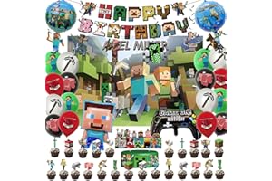 LUISAS Children's Birthday Party Set, Photo Background, Decoration, Birthday Decorations, Cake Decoration Cake Topper