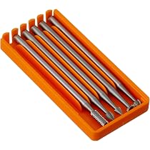 Proxxon 28720 Feinfräsersatz – 3-teilig, Wolfram-Vanadiumstahl, Formen: Rad, Kugel, Kegel, Schaft 2,35 Mm