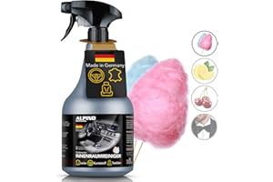 ‎ALPINO PROFESSIONAL PREMIUM COCKPITPFLEGE & AUTO INNENRAUMREINIGER + Scheibenreiniger & Kunststoffpflege | Cockpitspray + Glasreiniger für alle Oberflächen 1L | rückstandslose Innenraumpflege, since 1955 [ ZUCKERWATTE ]