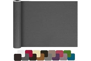 HOCOXW Patch de Réparation Cuir 30 X 100 cm, Simili Cuir Autocollant-Rouleau Adhesif Cuir-PU Patch Cuir Auto-adhésif Rénovation pour Canapé, Siège de Voiture, Sacs à Main, Vestes, Meubles.(Gris Foncé)