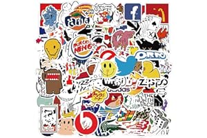 IMAMA 200 Stück wasserdichte Sticker Set - Vinylaufkleber Graffiti Style Aufkleber Deko für Skateboard Laptop Koffer Helm Motorrad Auto Fahrrad Computer, Geschenk für Jugendliche Erwachsene