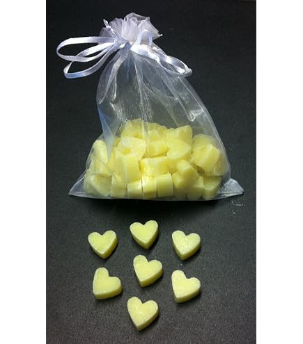 50 mini saponette a forma di cuore, latte di pecora, bomboniera