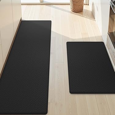 2-delige keukenmatten tapijtset, microvezel, vloermat, antislip