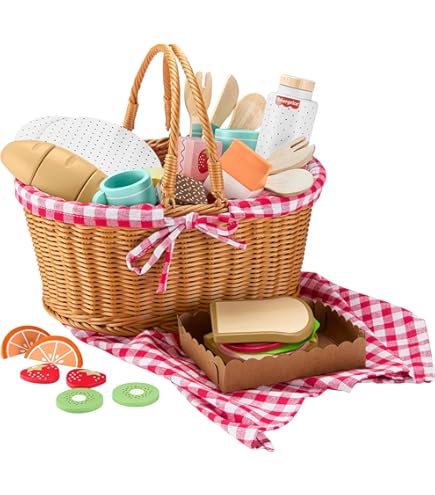 Speelgoed eten | picknickmand vol met eten | Mamamemo
