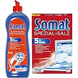Somat Spülmaschinenpflege SET, Klarspüler 750ml & Spezial-Salz 1,2Kg