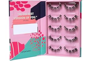 ‎GIRL GOT LASHES GirlGotLashes Große Boxen Eye Candy Handgemachte Wimpernextensions Wimpernverlängerung für Zuhause 5 Wimpern-Paare Lashes mit 5-7 Tagen Halt Vegan