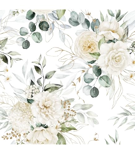 Ambiente Europe Papierservietten 'Vintage Flowers', 33 X 33 Cm, 20 Stück – Schwarz Mit Rosen & Pfingstrosen
