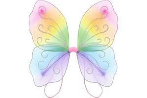 Zac's Alter Ego Fancy Dress Glitter Butterfly Fairy Wings Hen Do Accessories