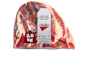 OLALLA 2 kg Jambon Iberique Desosse PUNTA - Jamon Iberico Espagnol Cru Désossé - Charcuterie Ibérique Espagne Gourmand