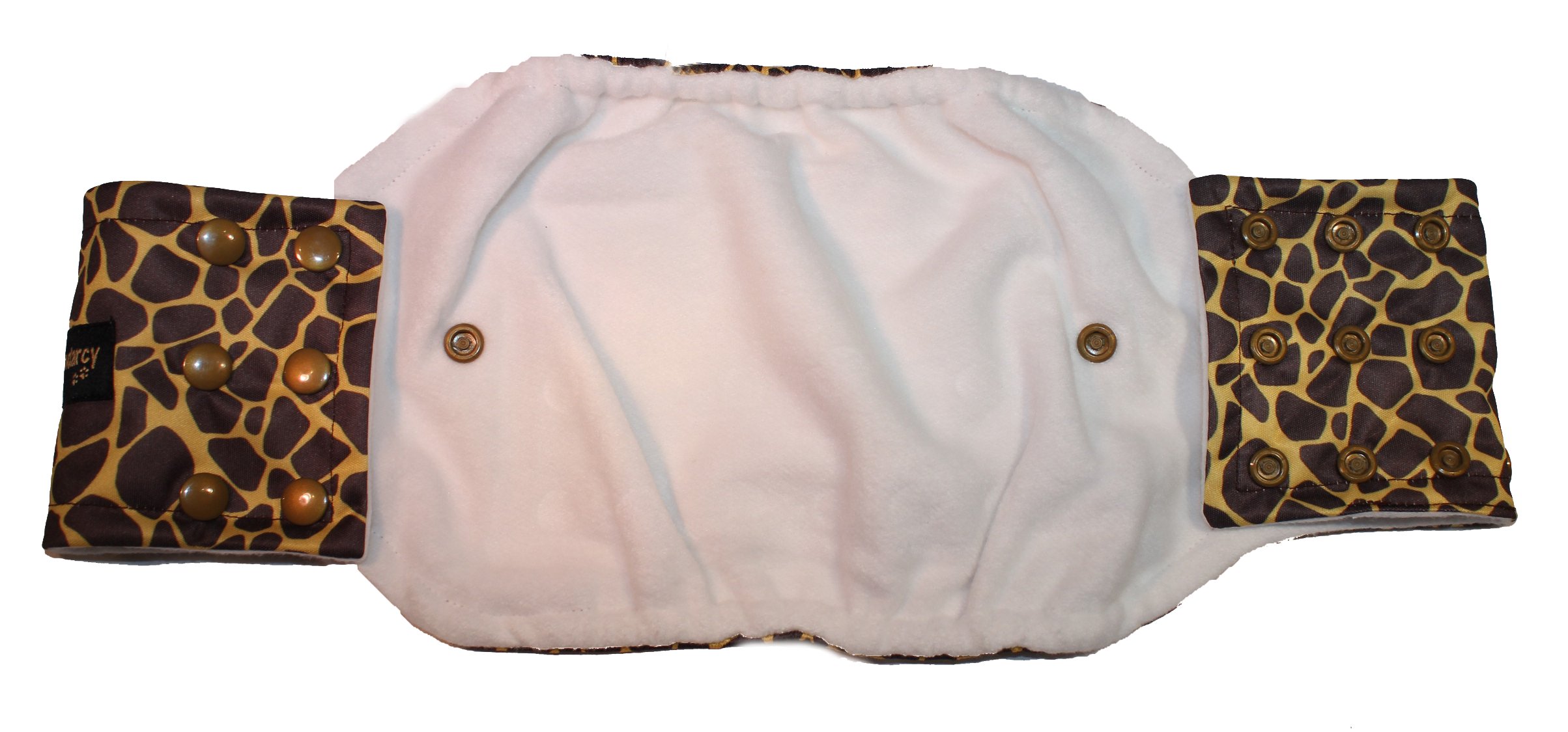 Glenndarcy Male Dog Belly Band I Urine Incontinence I Leopard Small and