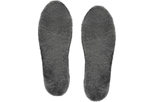 riemot Lammwolle Einlegesohlen Herren Damen Lammfellsohlen Warme Lammfell Einlagen Wolle Winter Schuheinlagen Natürliche Wärmesohlen Atmungsaktiv Ersatz Flauschige Weich Sohlen