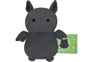 FORTUNING'S JDS Bat Plush Heating Pad for Pain Relief Microwave Heating Pads for Cramps Period Back Pain Relief Menstrual Heated Pad Cuddle Stuffed Bat Animal Plush for Woman Men Neck Shoulder, Lavender Scented
