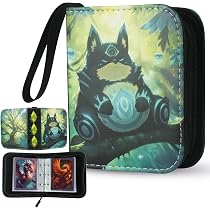 Raccoglitore per carte da collezione con 1 tasca per carte collezionabili, porta carte singolo con 20 pagine, contiene 40 carte, mini raccoglitore a caricamento laterale per TCG, MTG, sport, baseball