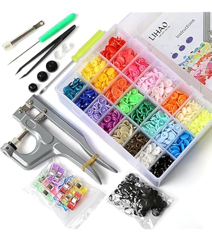 WedDecor No-Sew KAM Snap Starter Kit T3 Plastic Snaps Druk Tang Handgereedschap Knoppen Bevestigingsmiddelen voor Kleding Kid Wear Slabbetjes Luiers