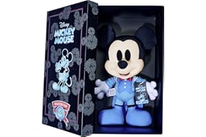 Simba 6315870306 Disney Mickey Mouse Celebration, Esclusiva Amazon, Peluche 35cm, Topolino, Oggetto da Collezione per Neonati