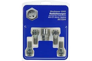 LAMPA LOK-NOX LKBC1204 Śruby kół blokujących M12 X 1,5 60 stopni, 24,0 17/19 mm