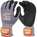 schutzmeister 6 Paar Premium Nitril Arbeitshandschuhe Herren - Größe 8/M - Schutzhandschuhe mit verbessertem Grip für widrige
