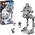 LEGO 75322 Star Wars Hoth AT-ST Walker Building Toy for Kids with Chewbacca Minifigure and Droid Figure, The Empire Strikes Back Model