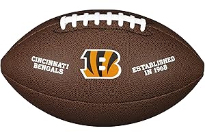 ‎WILSON Wilson American Football NFL TEAM LOGO, Offizielle Größe, Mischleder